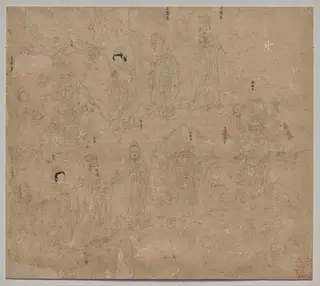 Album of Daoist and Buddhist Themes: Procession of Daoist Deities: Leaf 21