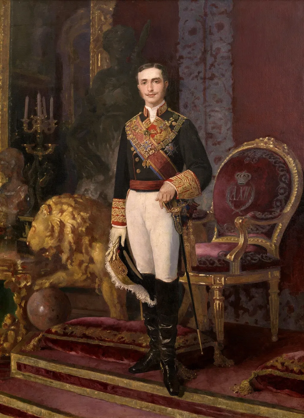 Alfonso XII, by Alejandro Ferrant y Fischermans, oil, 1890