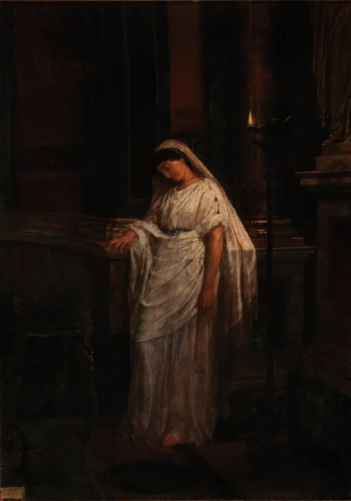 Una vestal, by Alejo Vera