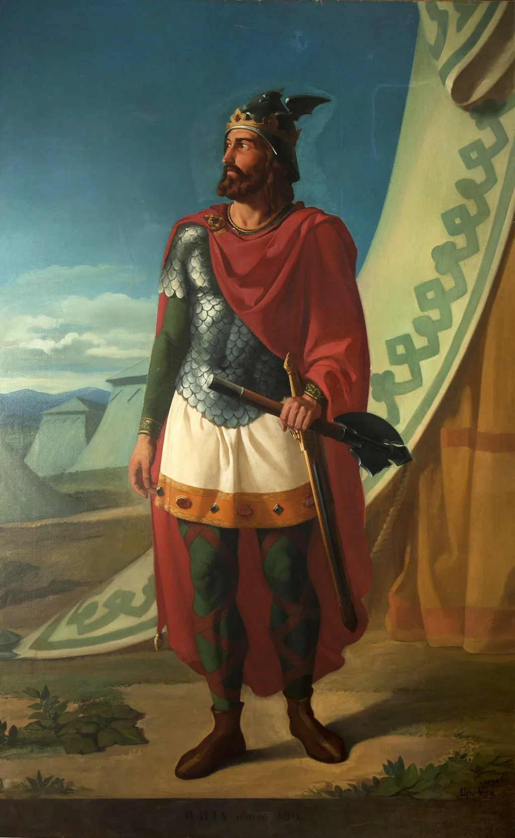 Walia, by Alejo Vera, oil, 1856