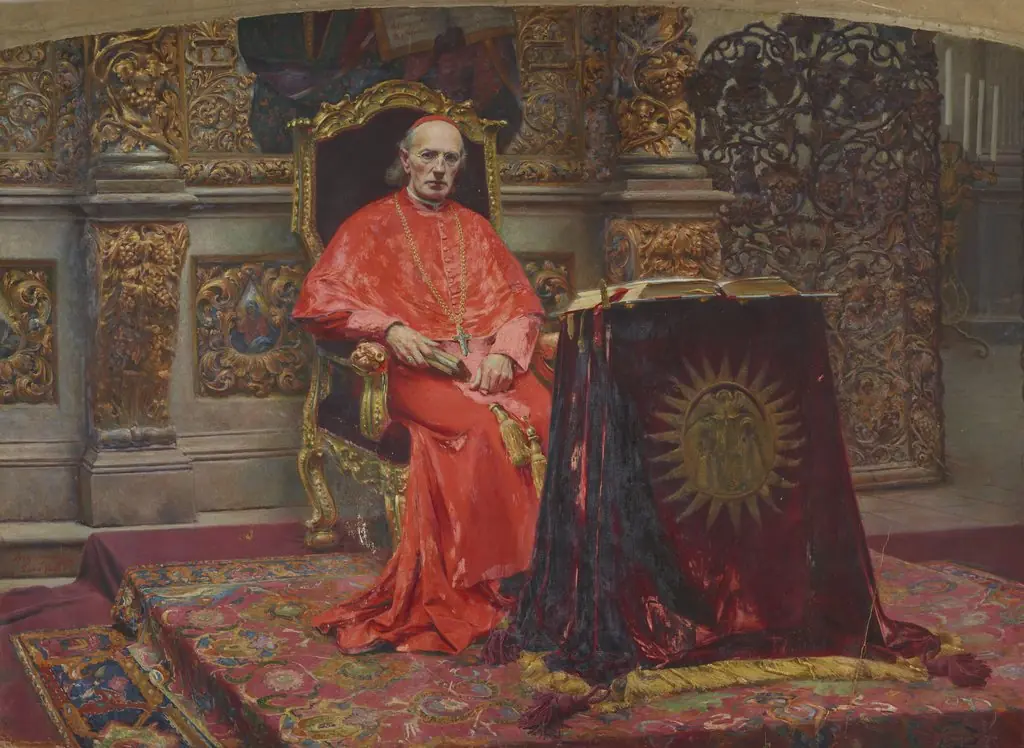 Portrait of Cardinal Sembratowicz, by Aleksander Augustynowicz