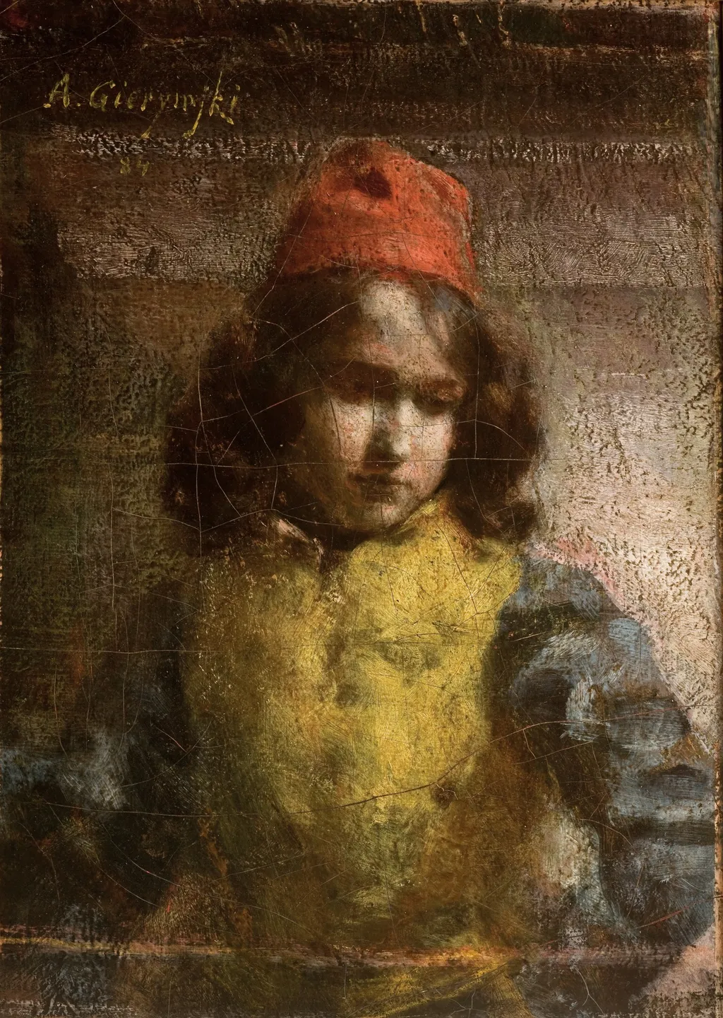 A Florentine Page, by Aleksander Gierymski, oil, 1892