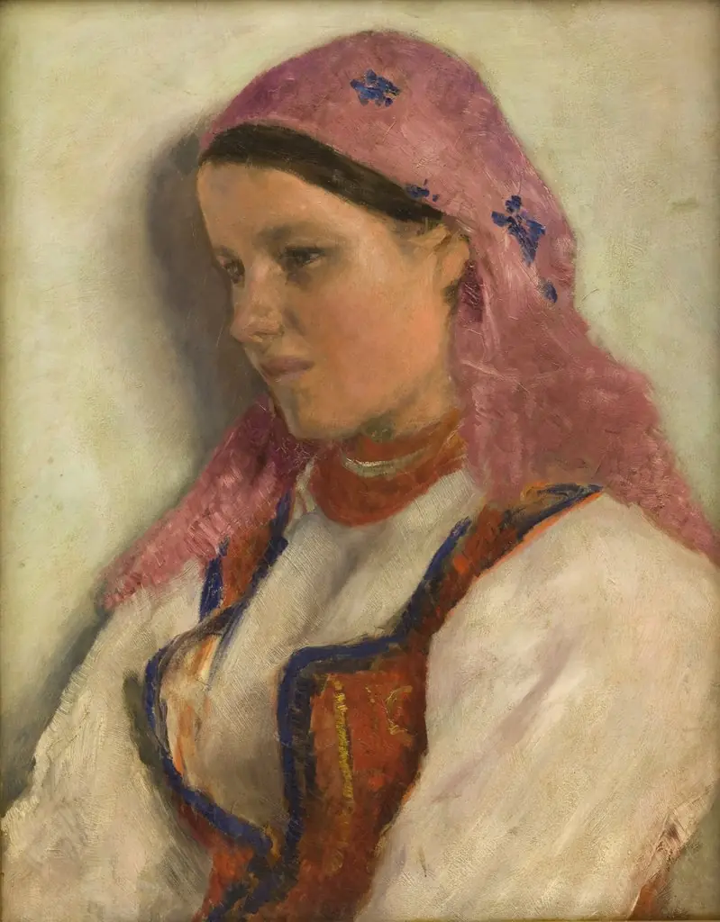 Girl from Bronowice, by Aleksander Gierymski
