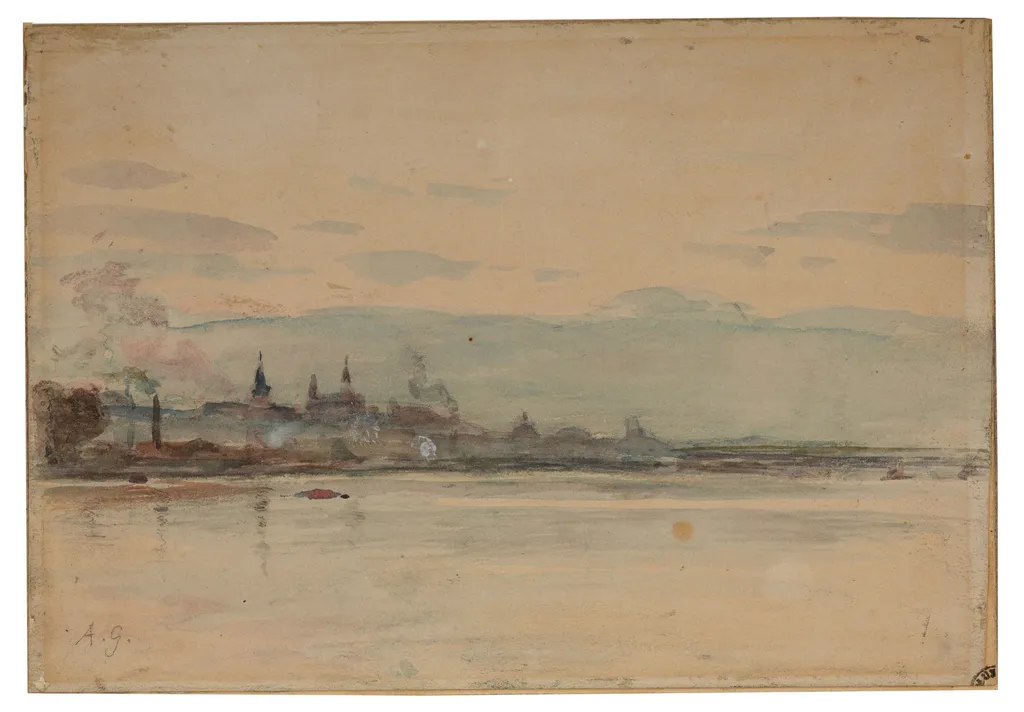 The Vistula near Warsaw, by Aleksander Gierymski, unspecified, 1890