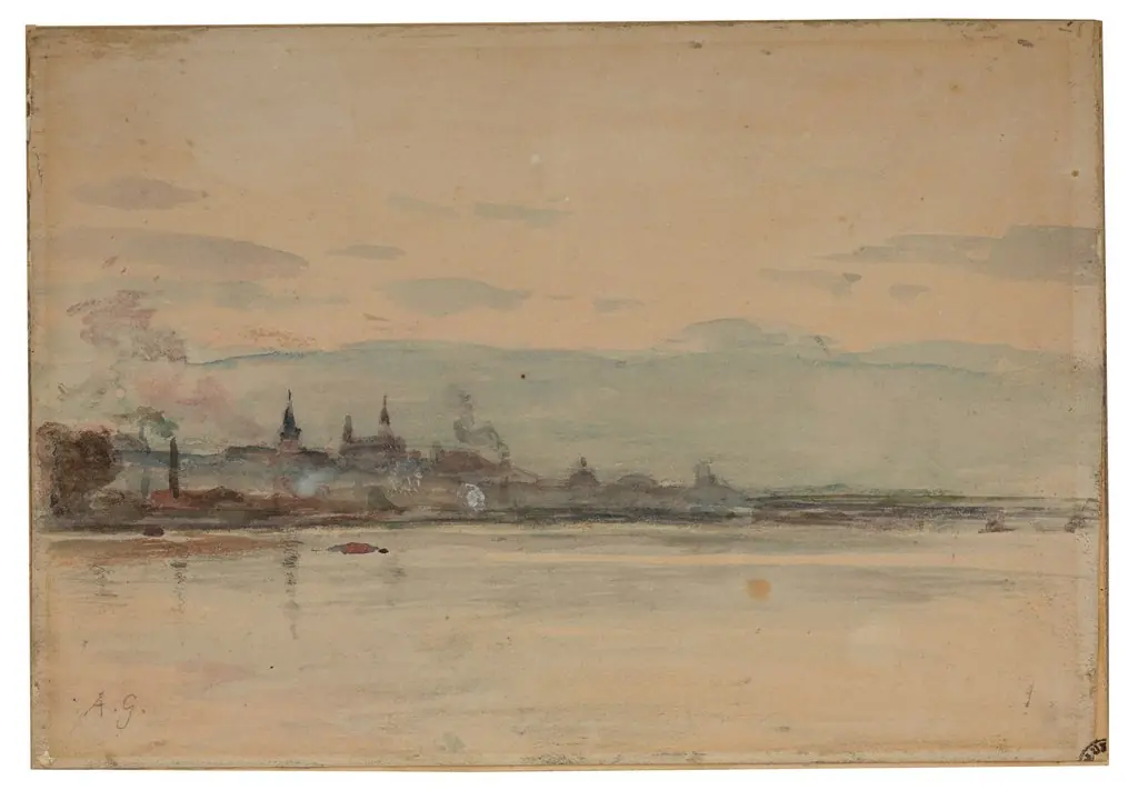The Vistula near Warsaw, by Aleksander Gierymski