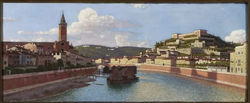 View of Verona, by Aleksander Gierymski