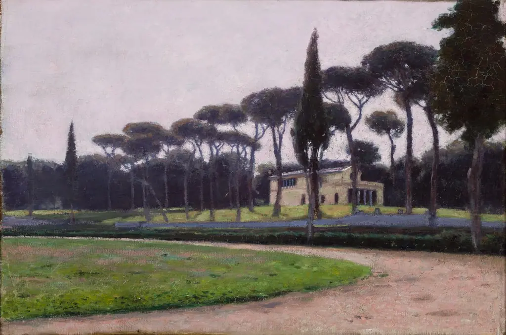 Villa Borghese in Rome, by Aleksander Gierymski