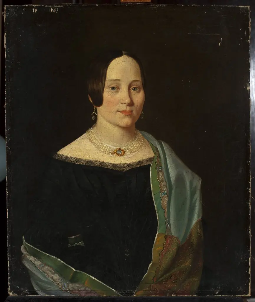 Portrait of Eufemia Wiśniewska née Borman, by Aleksander Kokular