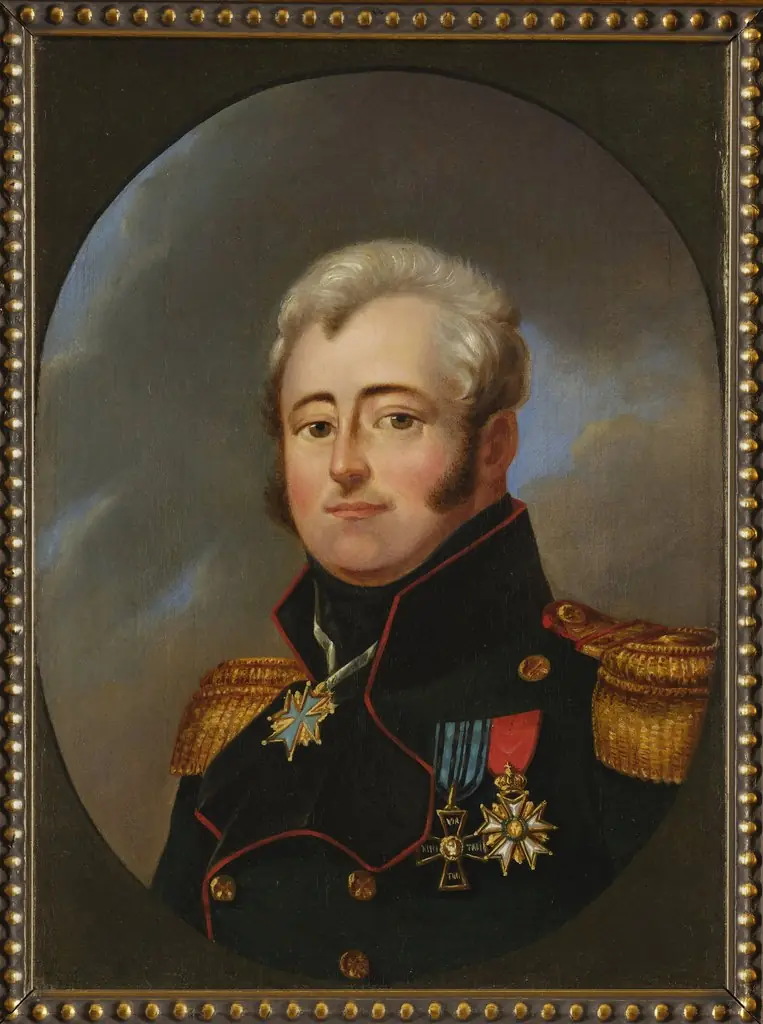 Portrait of general Józef Sowiński, by Aleksander Kokular