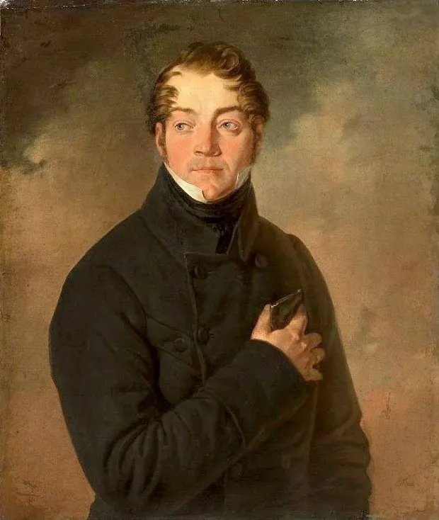 Portrait of Jeremi Korybut Woroniecki, by Aleksander Kokular, oil, 1834