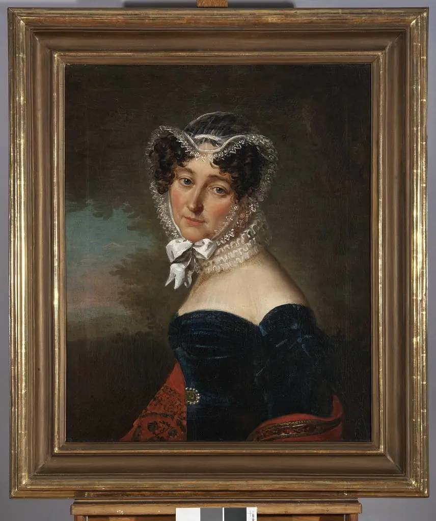Portrait of Józefa Węgleńska née Tyrowska, by Aleksander Kokular