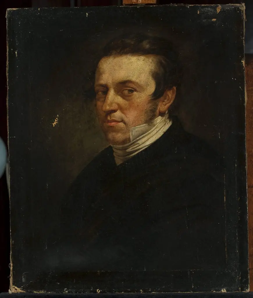 Self-portrait, by Aleksander Kokular