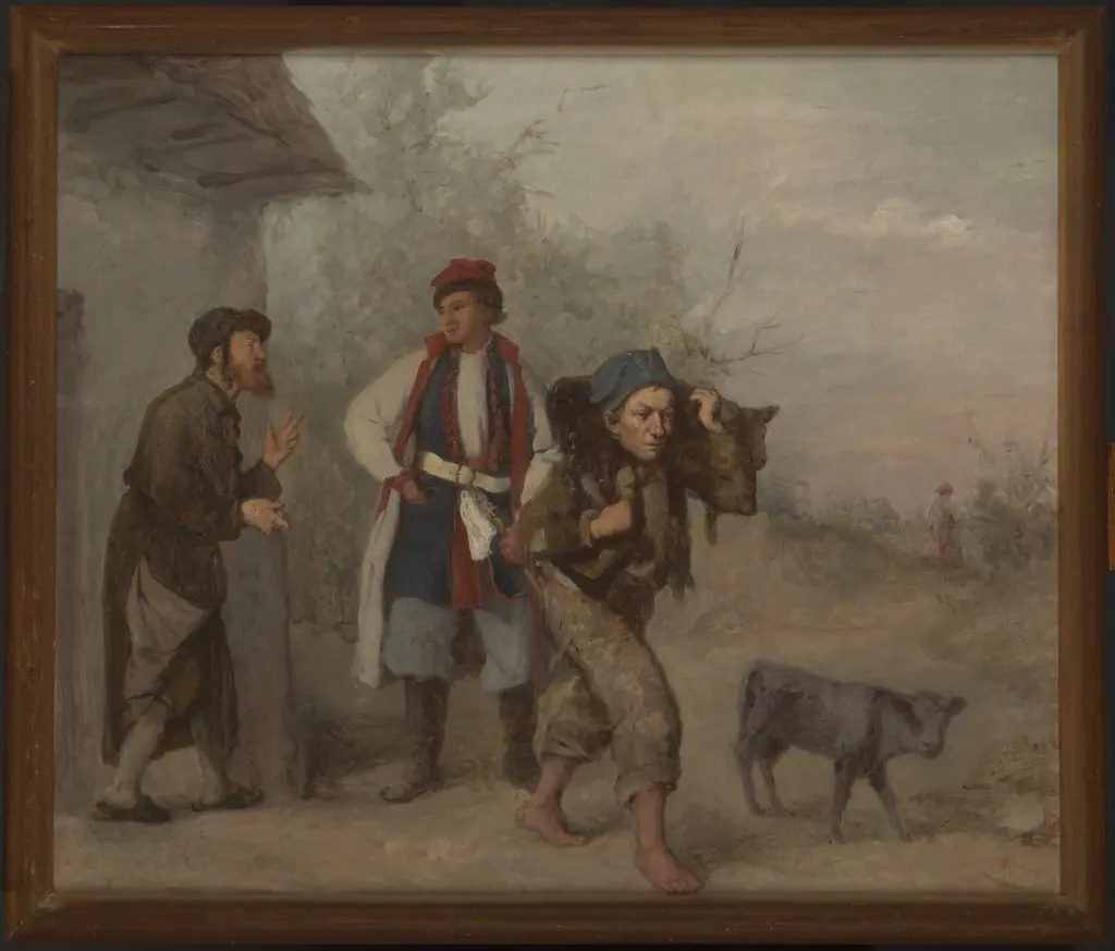 Haggling over a Calf, by Aleksander Kotsis
