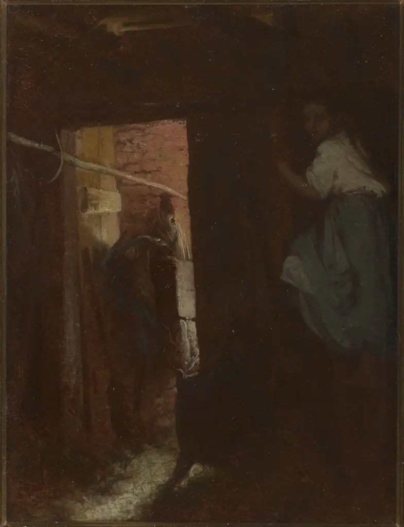 Interior of a Cottage, by Aleksander Kotsis