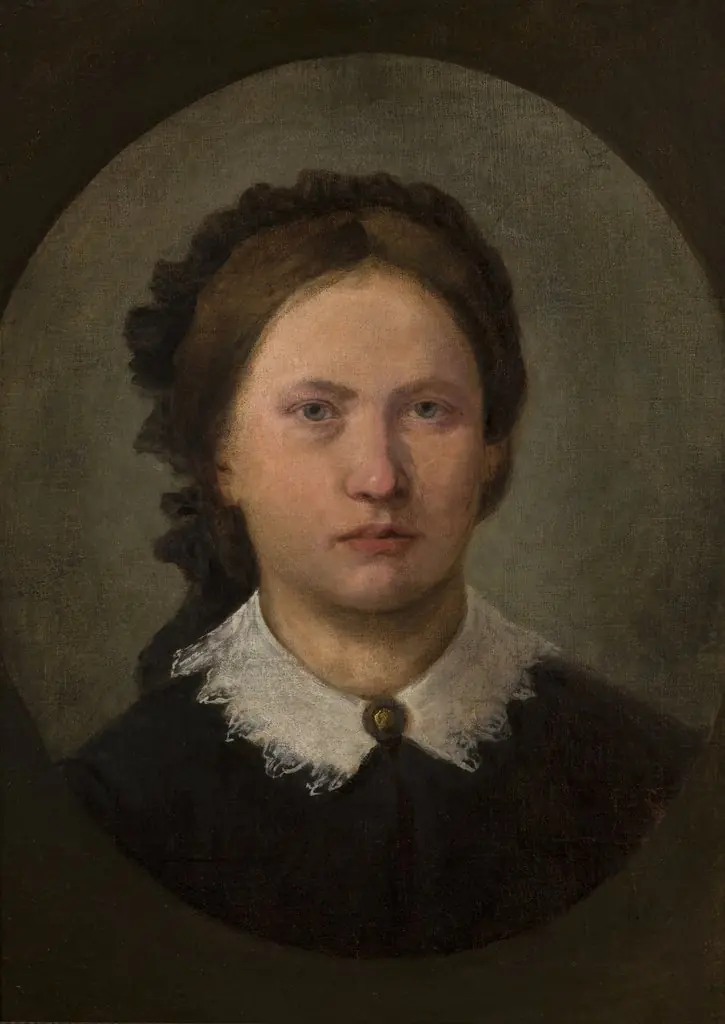 Portrait of the Artist's Sister, Karolina, by Aleksander Kotsis