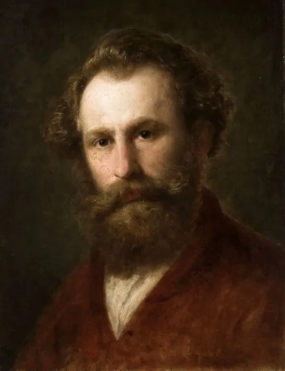 Self-Portrait, by Aleksander Kotsis, unspecified, 1866