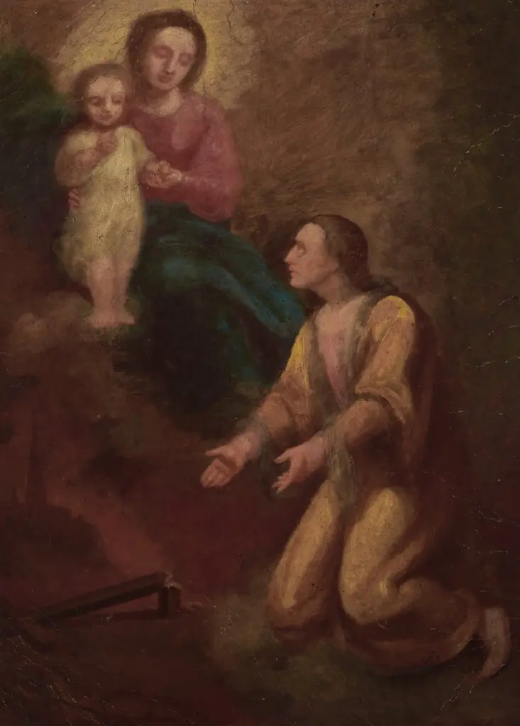 St Jan Kanty before Our Lady, by Aleksander Kotsis