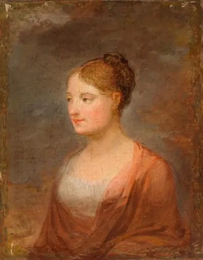 Nuoren naisen muotokuva, by Aleksander Lauréus