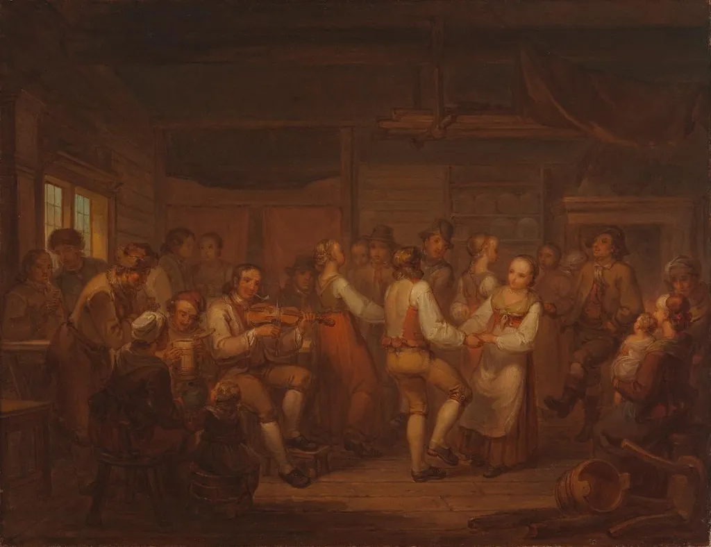 Talonpoikaistanssit Suomessa, by Aleksander Lauréus, unspecified