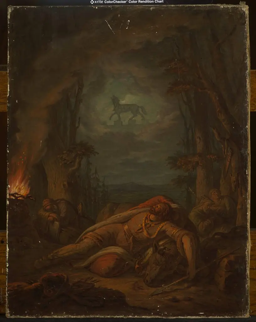 Dream of Gediminas about the Iron Wolf, by Aleksander Lesser