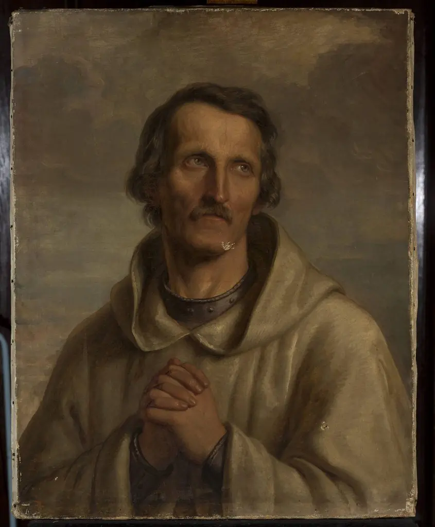 Monk – pilgrim, by Aleksander Lesser