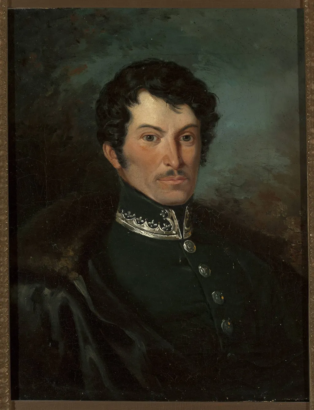 Portrait of Friedrich Christoph Dietrich, by Aleksander Ludwik Molinari, oil, 1811