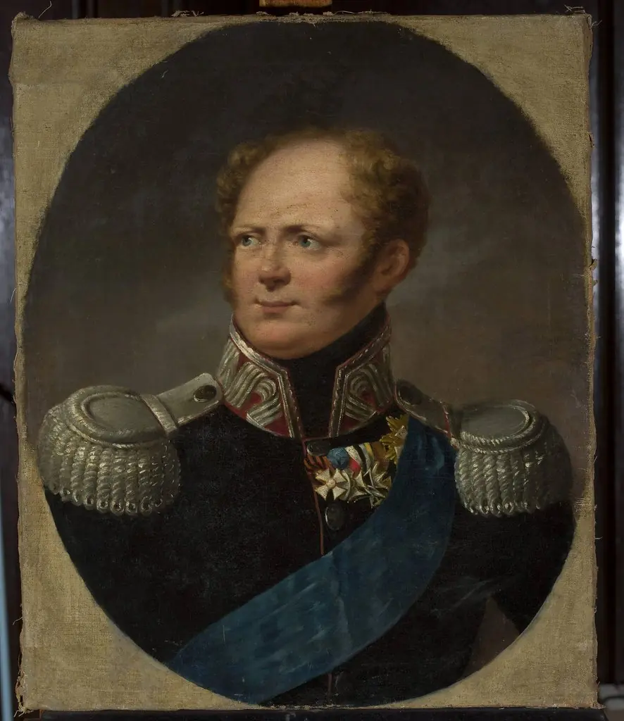 Portrait of Tsar Alexander I, by Aleksander Ludwik Molinari