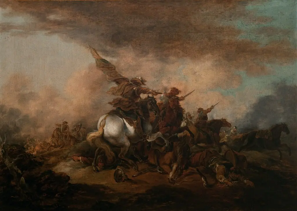 Battle Scene, by Aleksander Orłowski