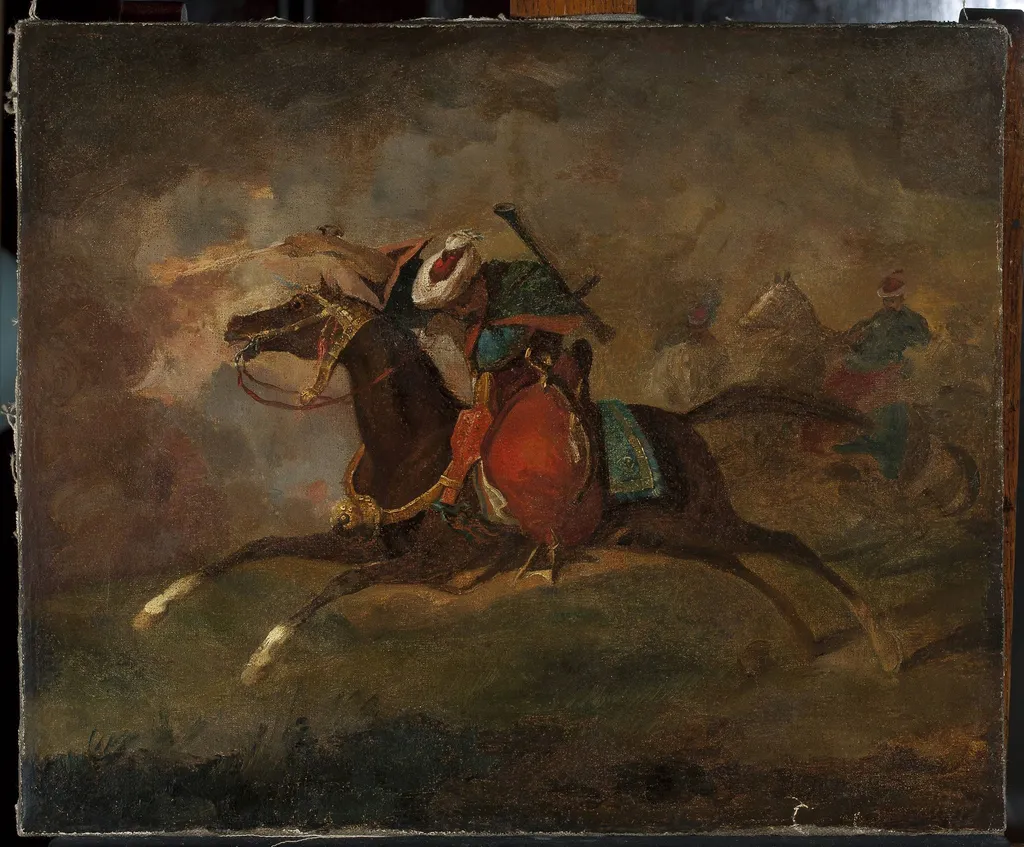 Faris, by Aleksander Orłowski, oil, 1825