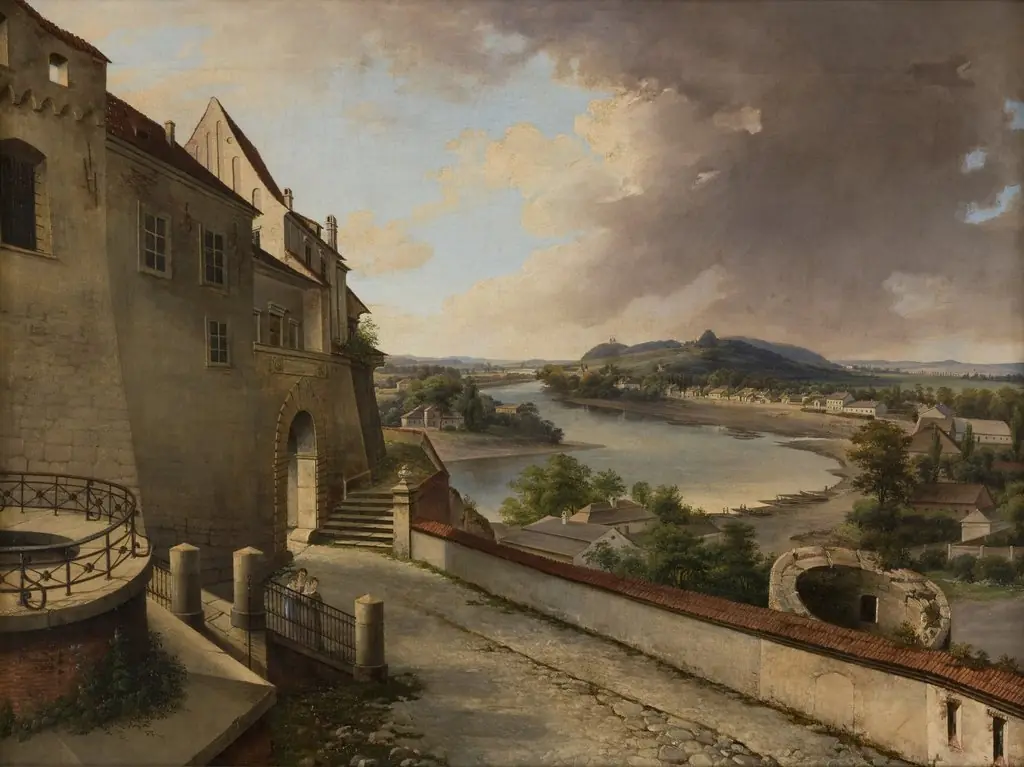 "View from Wawel" by Jan Nepomucen Głowacki, by Aleksander Płonczyński