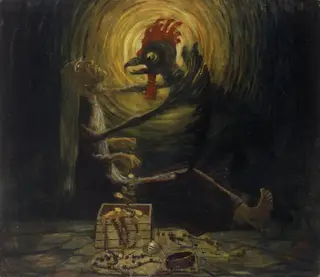 Death of the miser