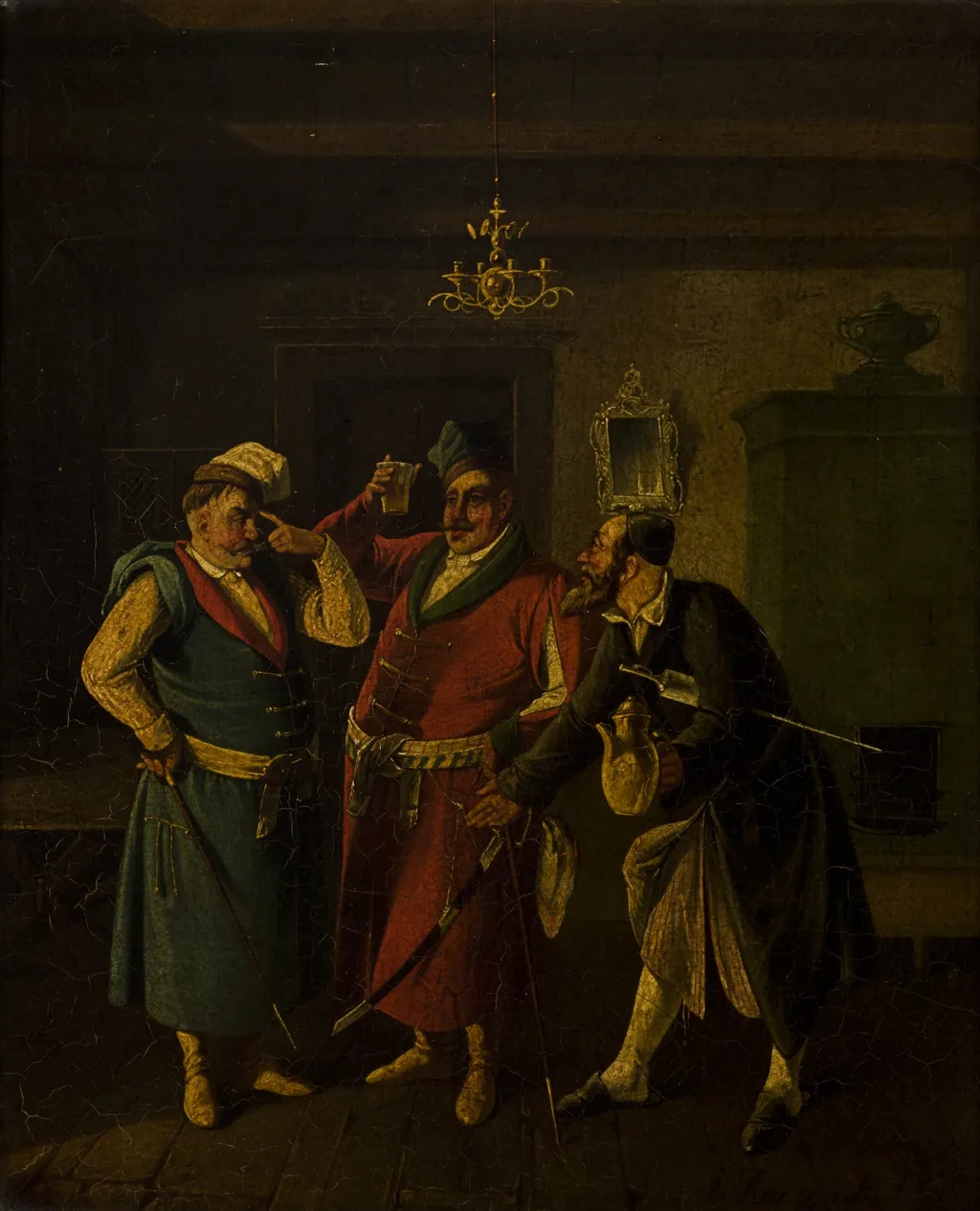 Genre Scene, by Aleksander Raczyński, unspecified, 1858