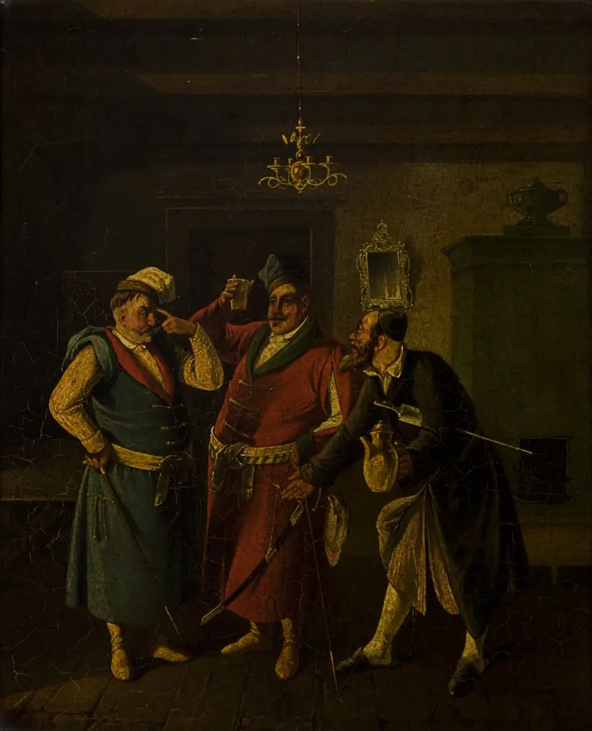 Genre Scene, by Aleksander Raczyński