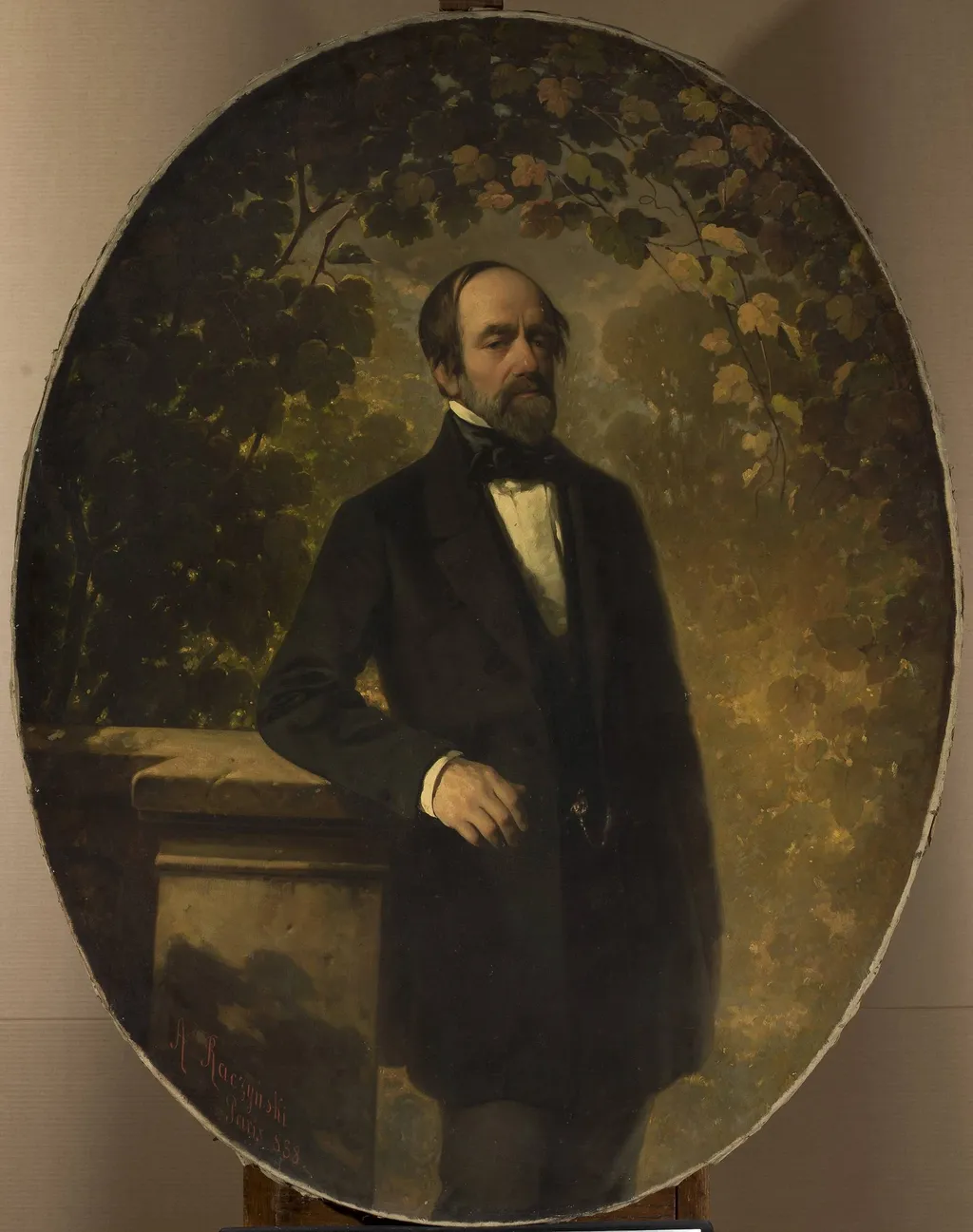 Portrait of Bohdan Zaleski, by Aleksander Raczyński, oil, 1858