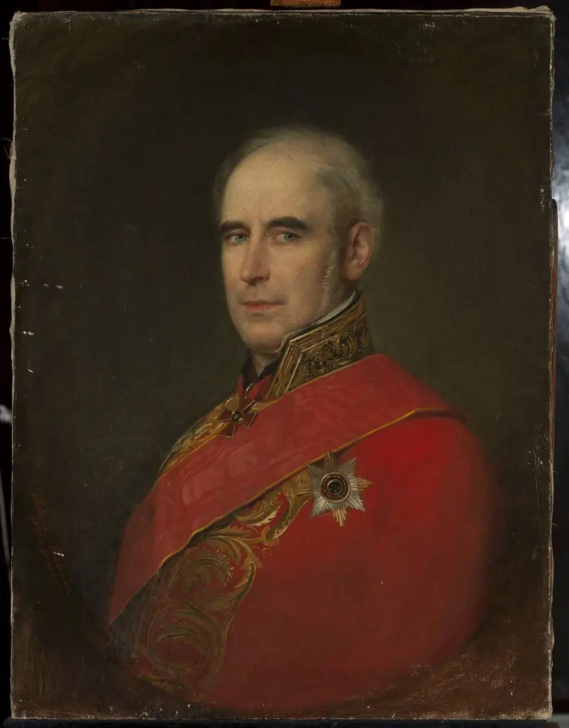 Portrait of Romuald Hube, senator, by Aleksander Stankiewicz