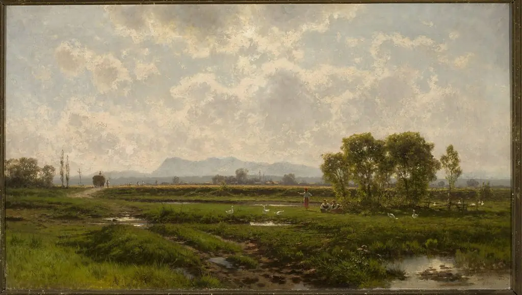 Landscape from South Tyrol, by Aleksander Świeszewski