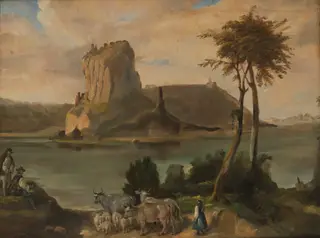 Landscape from Brittany, by Aleksander Titz, 1845