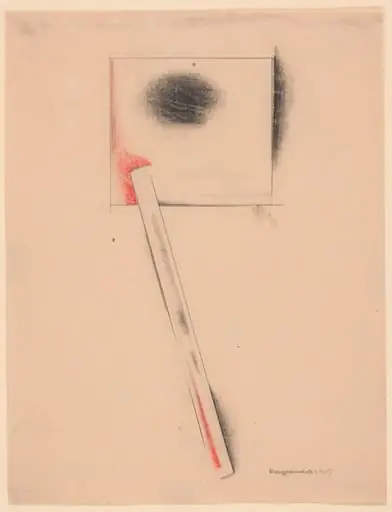 Σύνθεση (σχέδιο λάμπας για το "Café Pittoresque"), by Aleksandr Rodchenko