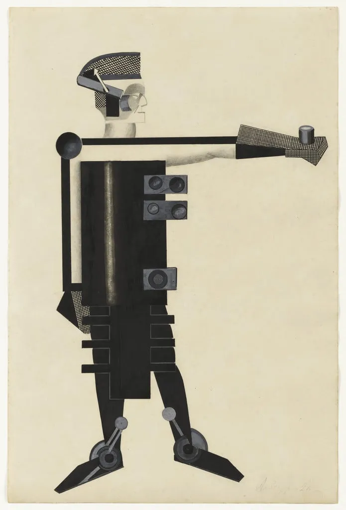 Untitled, by Aleksandra Ekster, gouache, 1924
