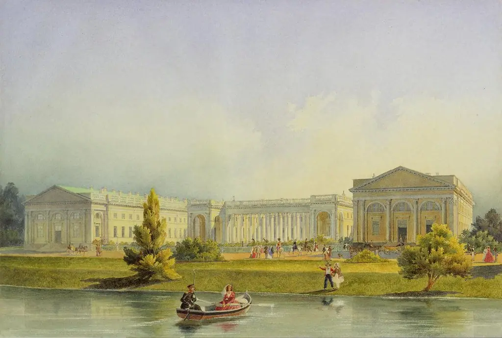 Alexander Palace in Tsarskoye Selo, by Aleksey Gornostaev