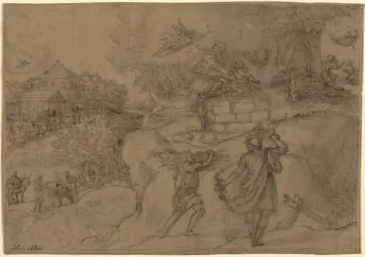 Sacrifice of Abraham, by Alessandro Allori