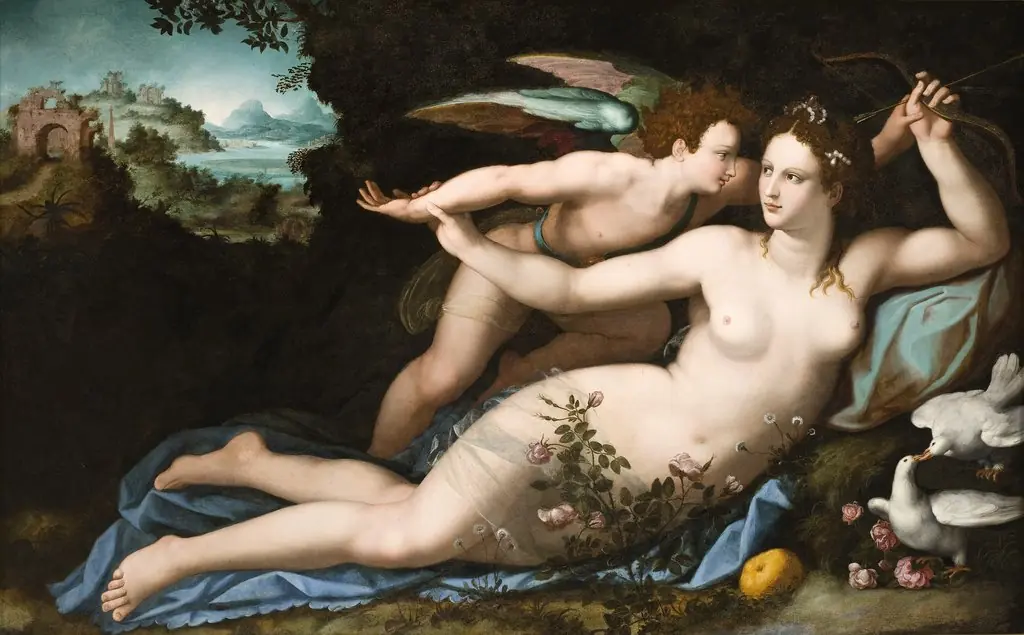 Venus disarming Cupid, by Alessandro Allori