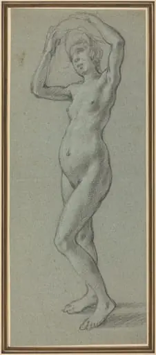 Study of a Female Nude, by Alessandro Casolani