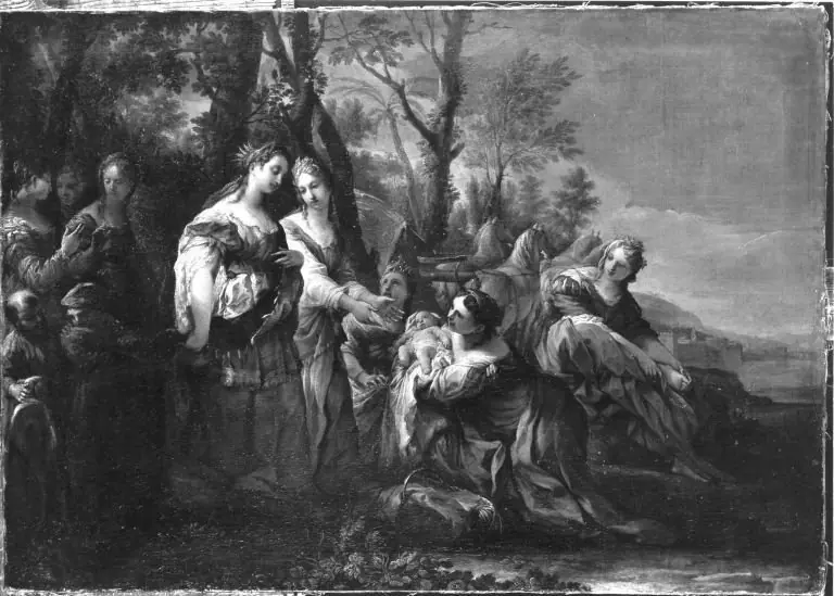 Die Auffindung Moses, by Alessandro Gherardini
