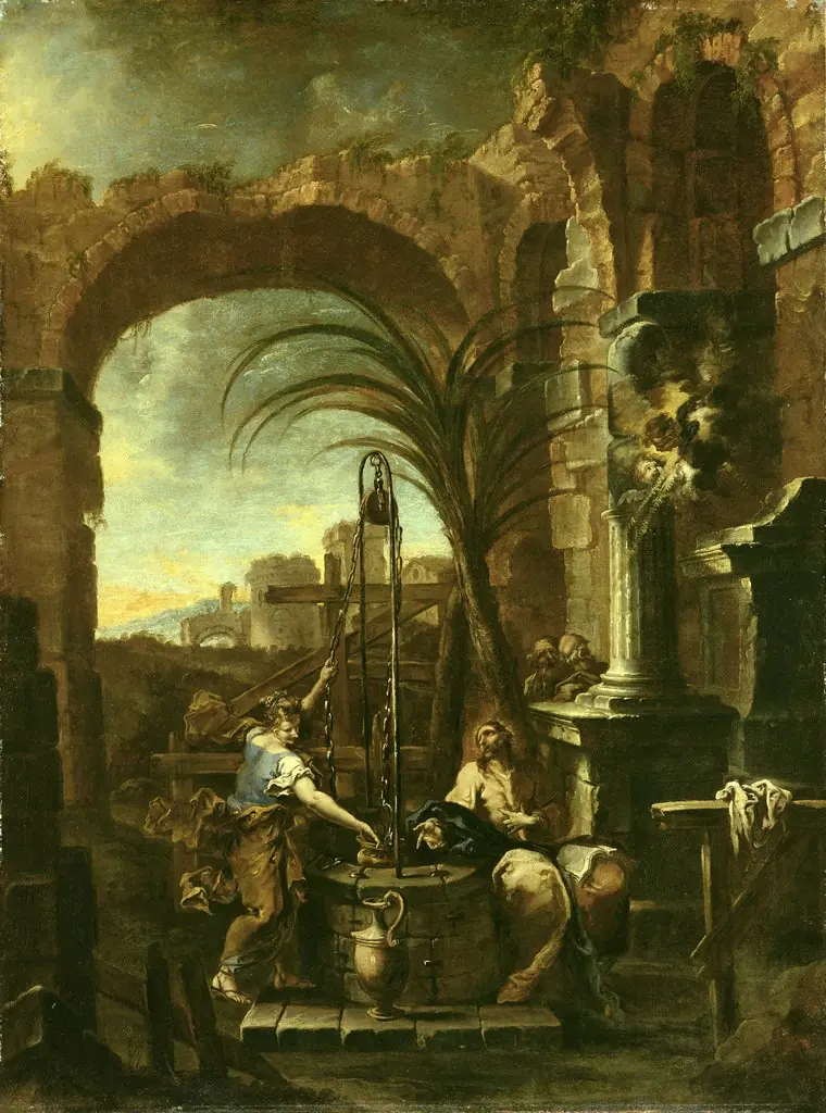 Christ and the Samaritan Woman, by Alessandro Magnasco