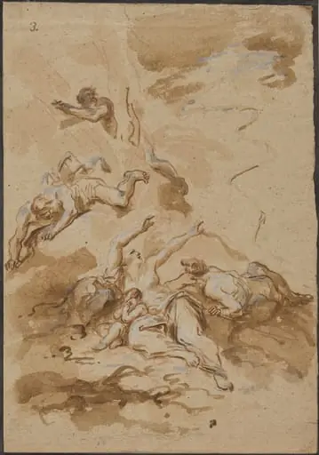 Figures in a Storm, by Alessandro Magnasco