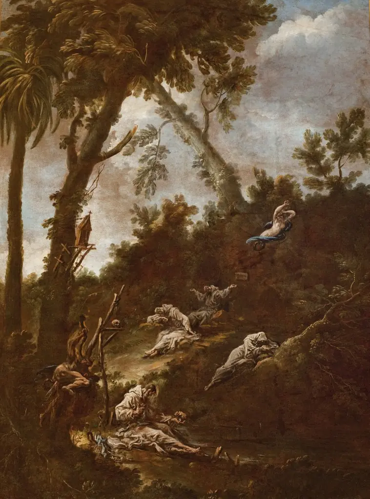 Hermits (Anachorets), by Alessandro Magnasco