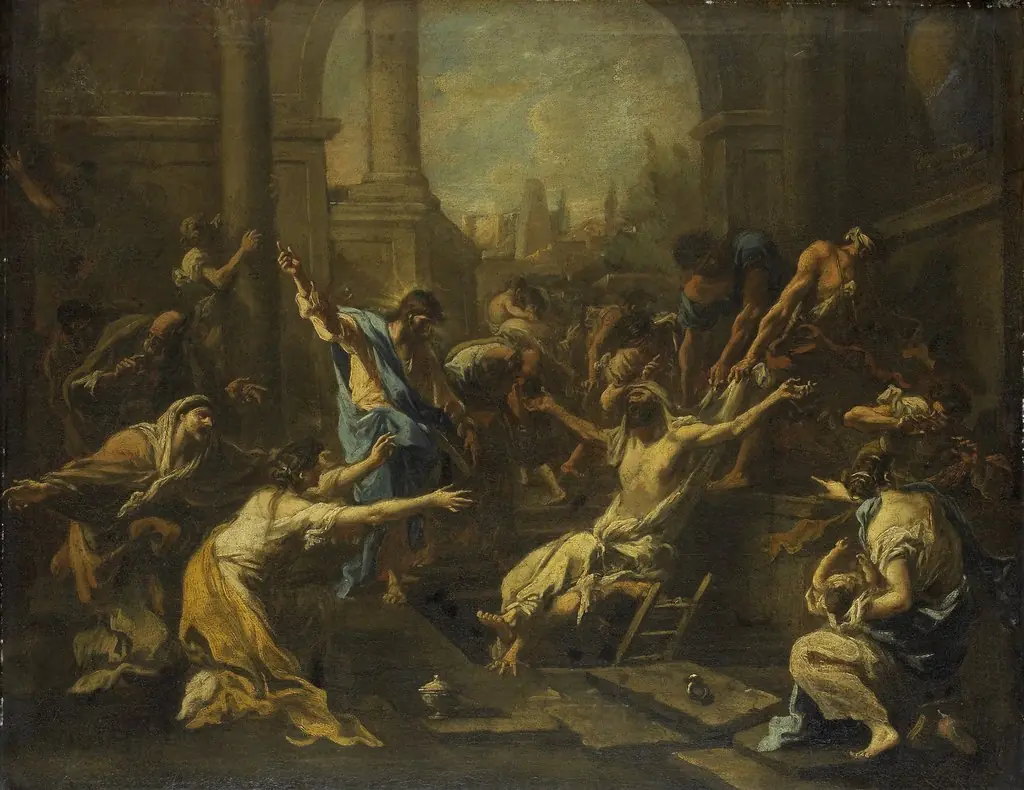 The Raising of Lazarus, by Alessandro Magnasco
