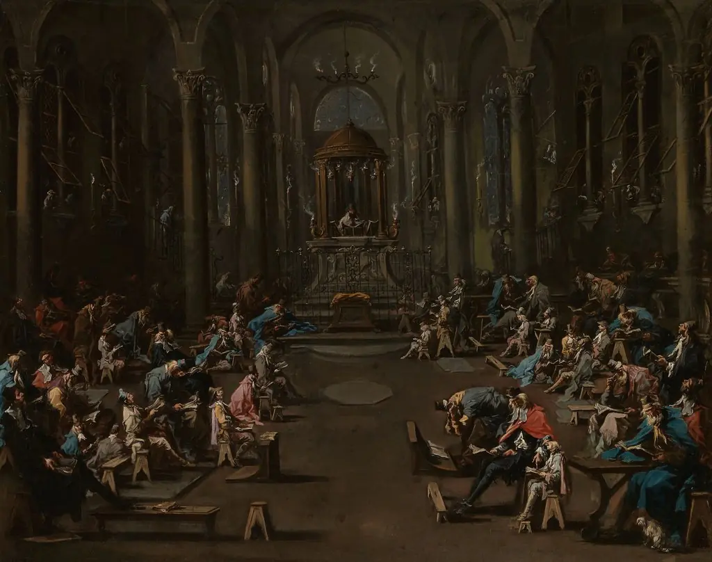 The Synagogue, by Alessandro Magnasco