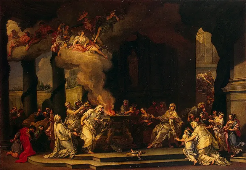 Dedication of a New Vestal Virgin, by Alessandro Marchesini